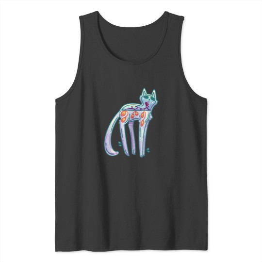 Discover Alien Cat Vase 6054 Tank Tops