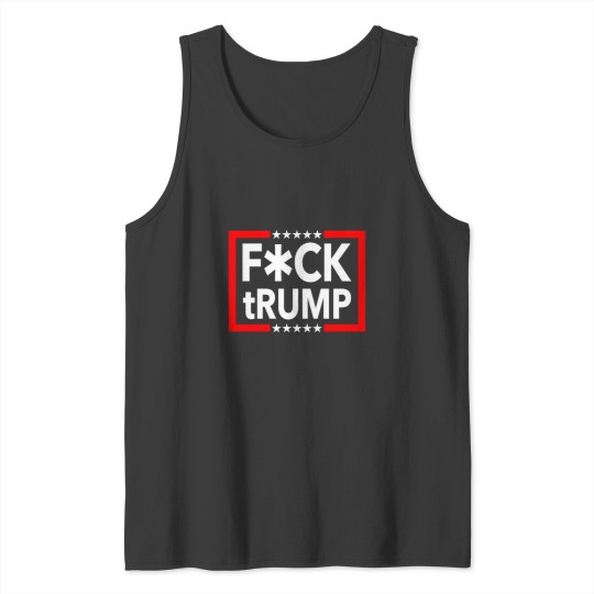 Discover Fck Trump - Censored (Black) - 2.0 Tank Tops