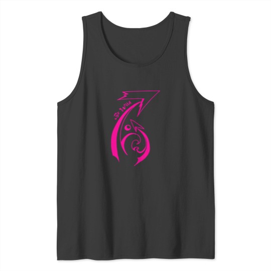 Discover Be Wild Pink Land and Sea Design for the Outdoorsy Adventurer Active Tank Tops