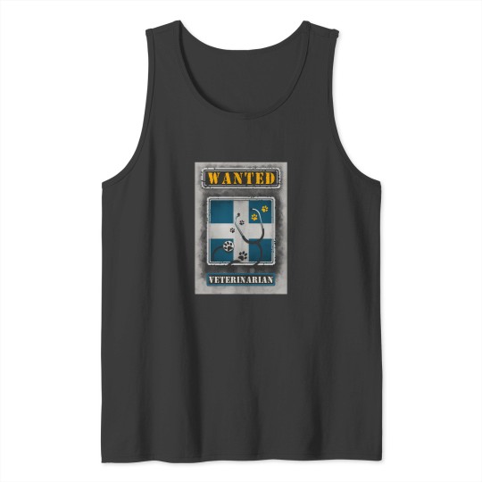 Discover wanted veterinarian Tank Tops