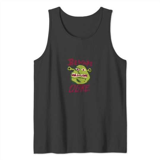 Discover Beware Ogre Shrek Sign Tank Tops