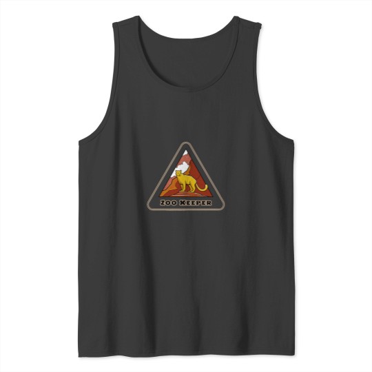 Discover Zoo Keeper Panther Logo Tank Tops
