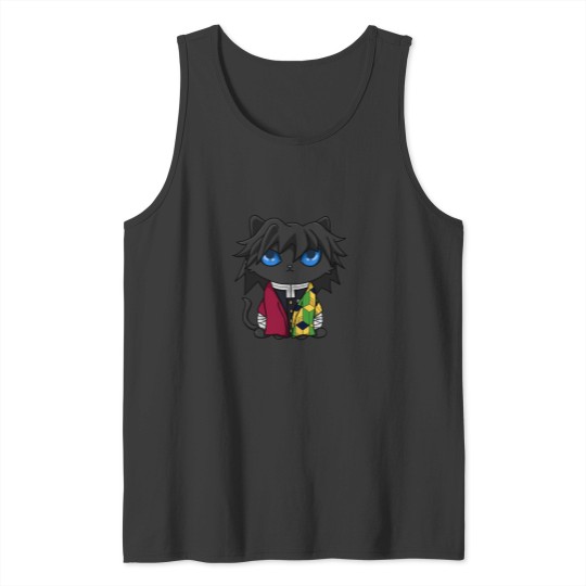 Discover Giyu Kitty Tank Tops