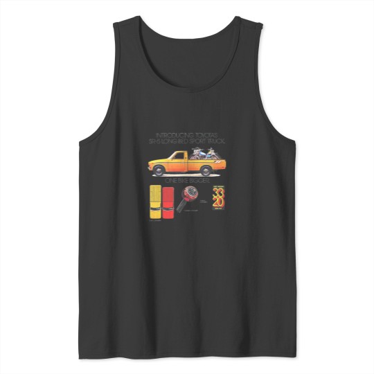 Discover Vintage Toyota Trucks ad graphic Tank Tops