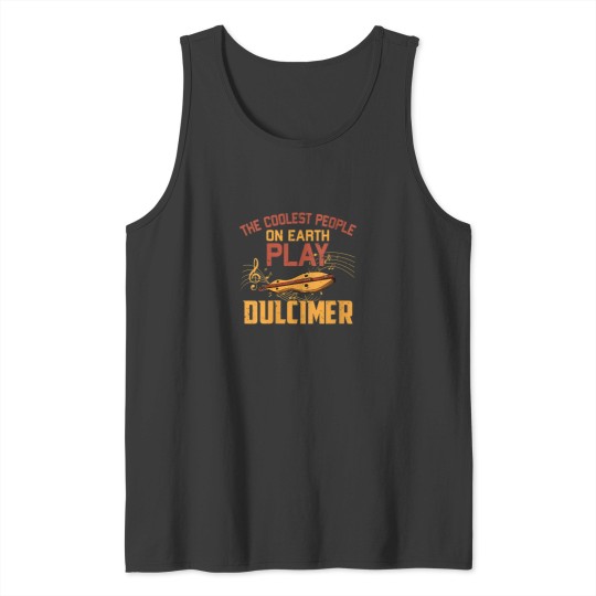 Discover Womens Dulcimer Music Lover Mountain Dulcimer Pl Tank Tops