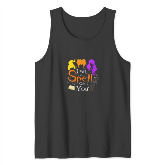 Discover Womens Halloween Scary Costume I Put a Spell On Tank Tops