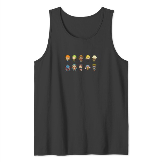 Discover Mugiwara Chibi One Piece 218 Tank Tops