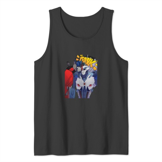 Discover Transformers Prime Starscream And Optimus Prime 338 Tank Tops