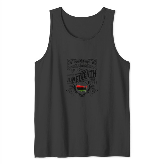 Discover Womens Juneteenth Celebrate Freedom VNeck Tank Tops