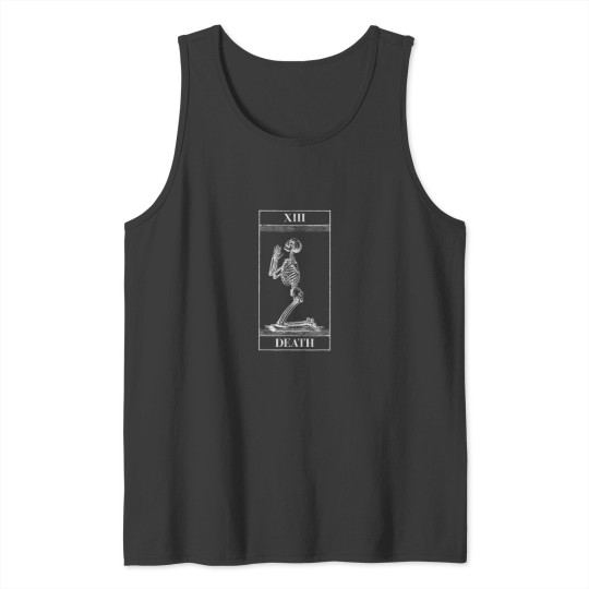 Discover Vintage Death Tarot Card TShirt Tank Tops