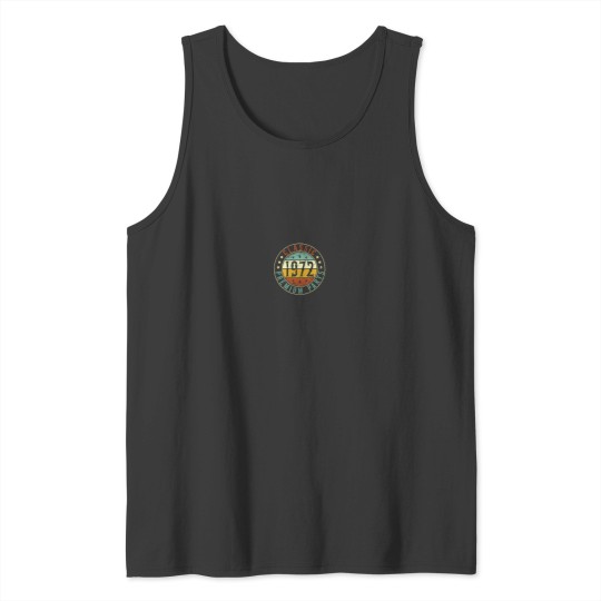 Discover 1972 Birthday Premium Parts Classic Born In 1972 Tank Tops