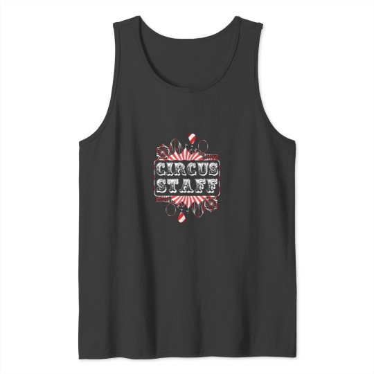 Discover Vintage Circus Themed Birthday Party T Shirt Eve Tank Tops