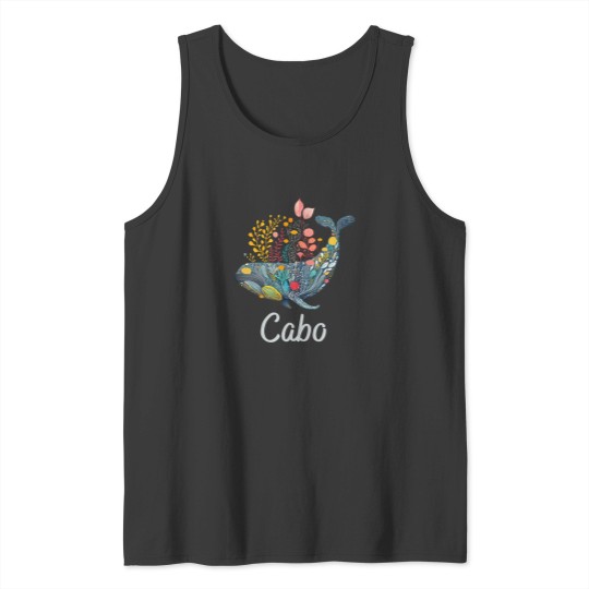 Discover Floral Whale Cabo San Lucas Tank Tops