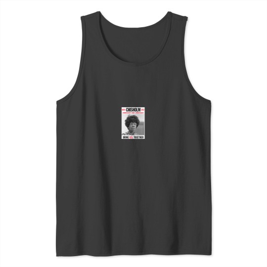 Discover Vintage Campaign Poster UNBOUGHT UNBOSSED Shirle Tank Tops