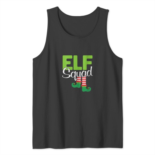 Discover Womens Elf Squad Christmas Gift VNeck Tank Tops