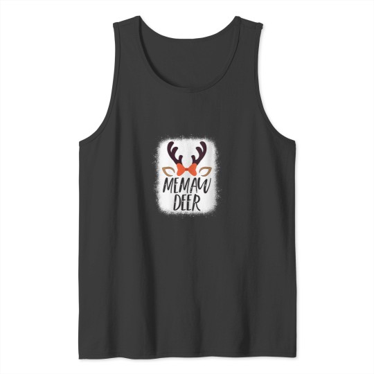 Discover Womens Memaw Reindeer Matching Family Pajama Mer Tank Tops