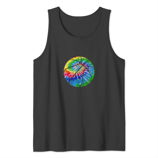 Discover Basketball Tie Dye Shirt Rainbow Trippy Hippy Hi Tank Tops