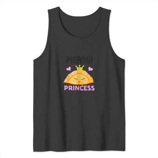 Discover Cool Pierogi Princess Funny Lady Ravioli Lover F Tank Tops
