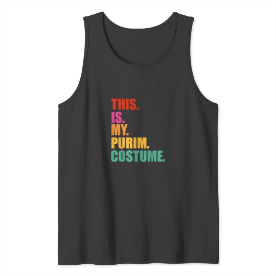 Discover This is my Purim Costume funny Jewish Tank Tops