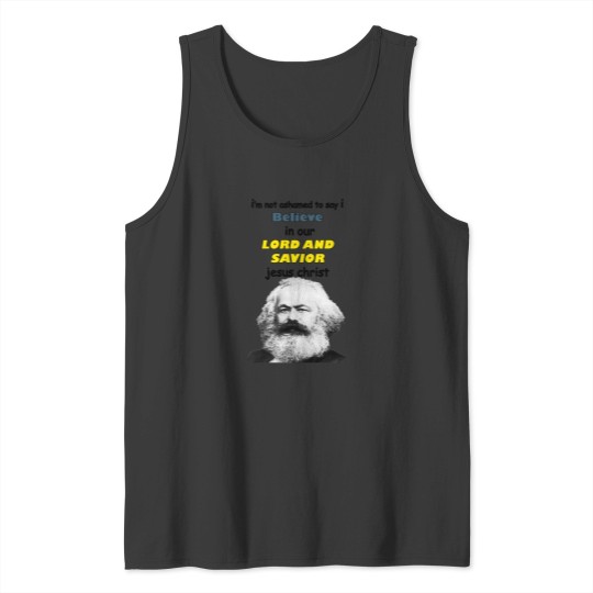 Discover Jesus Christ Our Lord And Savior Karl Marx Tank Tops