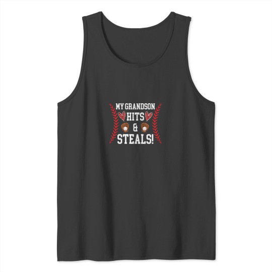 Discover My Grandson Baseball Nana Of A Baseball Player N Tank Tops