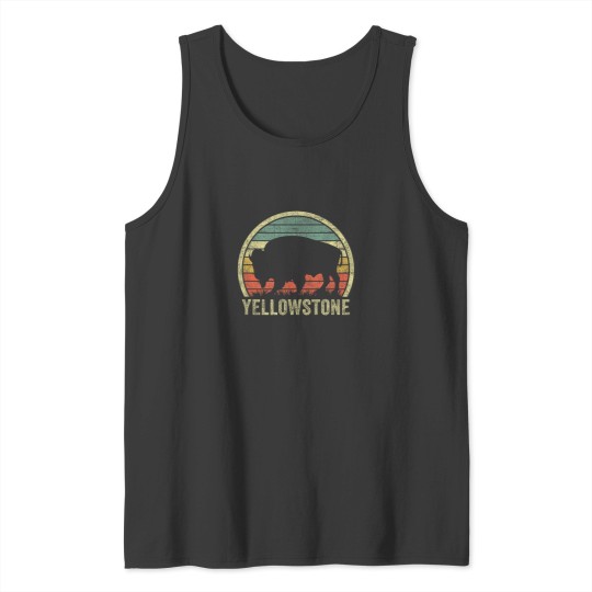 Discover Vintage YStone Buffalo National Park Bison Tank Tops