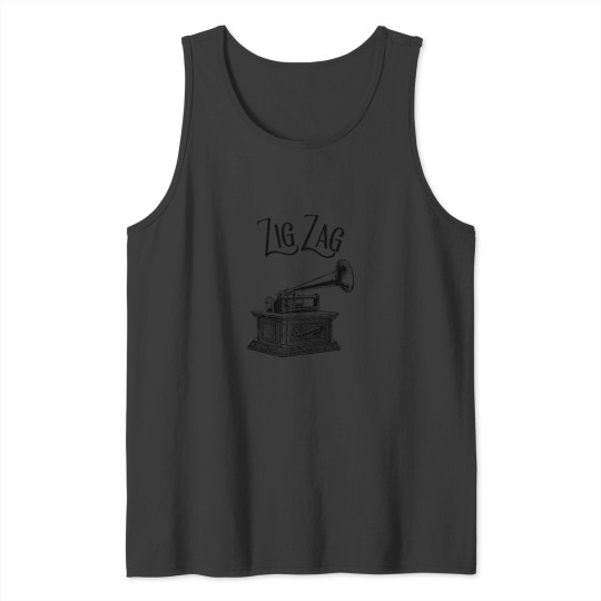 Discover Zig Zag Phonograph TShirt Tank Tops