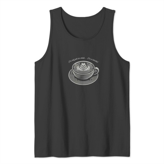 Discover I'M Not Just An Artist... I'M A Barista Coffee Lineart Design For Coffee Lovers. 467 Tank Tops
