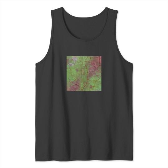 Discover Madrid Spain Street Yellow Pink 763 Tank Tops