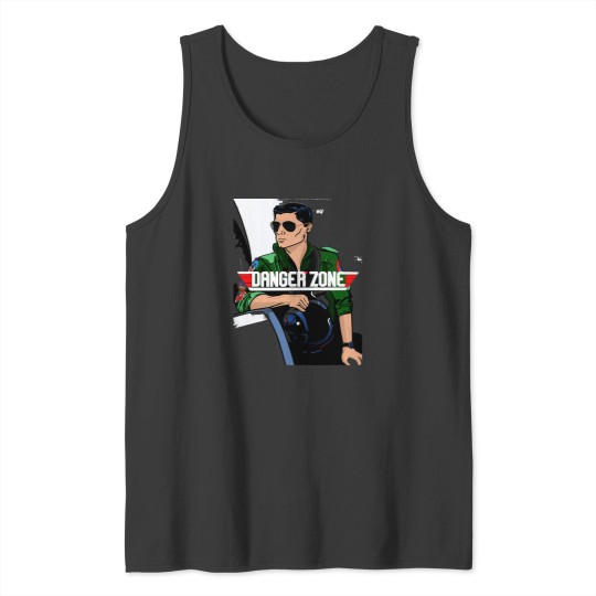 Discover Archer Danger Zone TV Show Movie Mashup T-Shirt Tank Tops