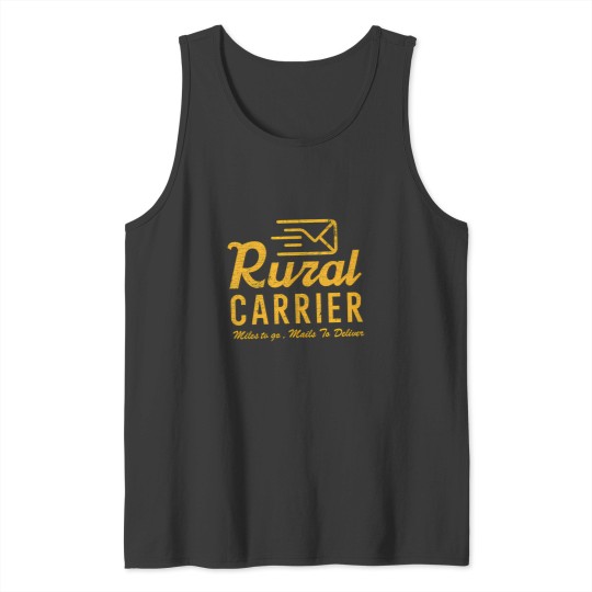 Discover Rural Carrier Funny Postal Worker Tank Tops