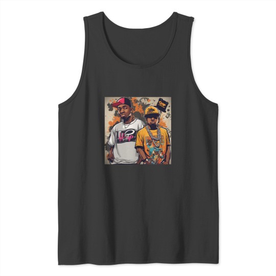 Discover Cartoon Chronicles of Hip Hop Tank Tops