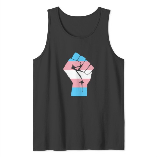 Discover Resist Fist Transgender flags Trans Prides Relaxed Fit Tank Tops