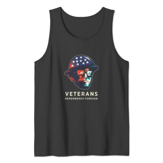 Discover Veterans Remember Forever Usss armyss flags Style Tank Tops
