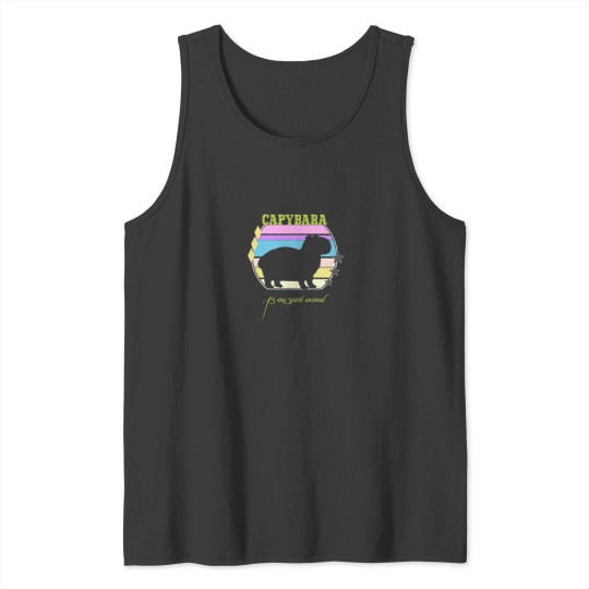 Discover Capybara Is My Spirit Animal Tank Tops