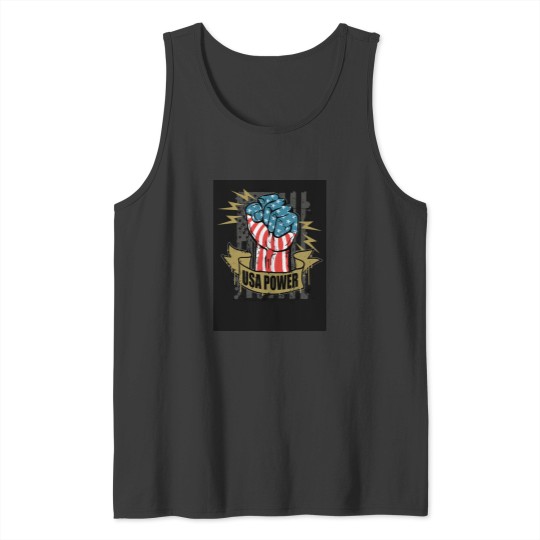 Discover usas Power - Independence day Tank Tops