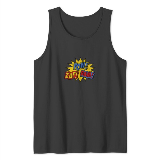 Discover Superhero POW ZAP BAM Tank Tops