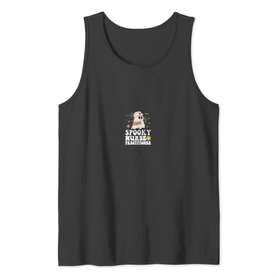 Discover Spooky Nurse Practitioner Ghost Halloween Nurse Tank Tops