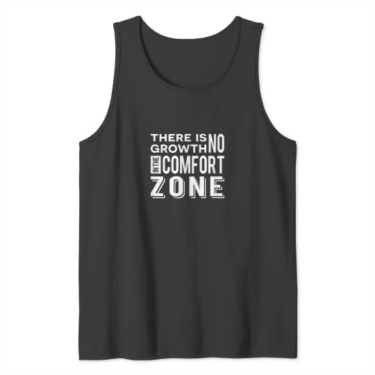 Discover There Is No Growth In The  Zone.png Tank Tops