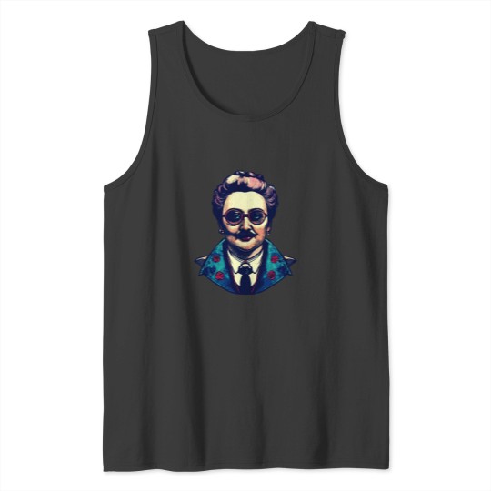 Discover Revolutionary Radiance A Bold Portrayal Of Rosa Luxemburg Tank Tops