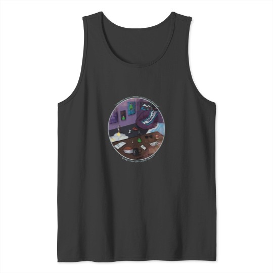 Discover A Prosperous Family--White Text Tank Tops