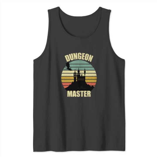 Discover Dungeon Master - Bez I'm DM Smiles Retro Dragon Tank Tops