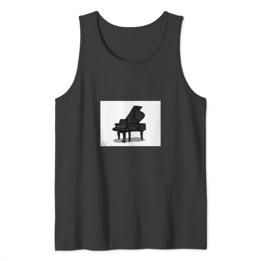 Discover Piano Sticker (2) Tank Tops