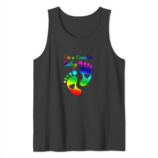 Discover I_m a Rainbow Baby Maternity T-  - Pregnancy Announcement - Maternity  - Rainbow Maternity - LGBT Maternity Tank Tops