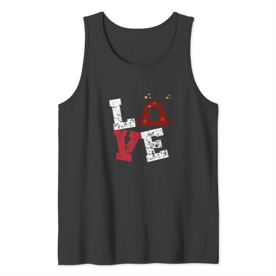 Discover i love camping apparel for camping lovers Tank Tops
