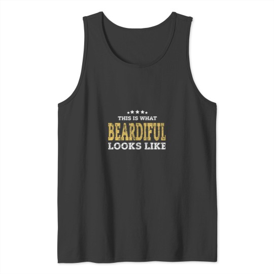 Discover Beardiful Novelty  funnys Bearded mens Tank Tops