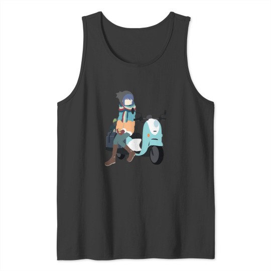 Discover Yuru Camp△ - Shima Rin and Scooter Tank Tops