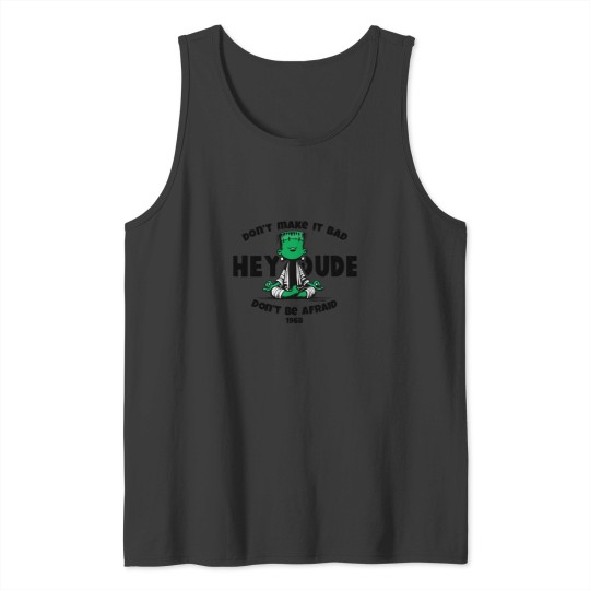 Discover Dude Meditation Frankestein Tank Tops