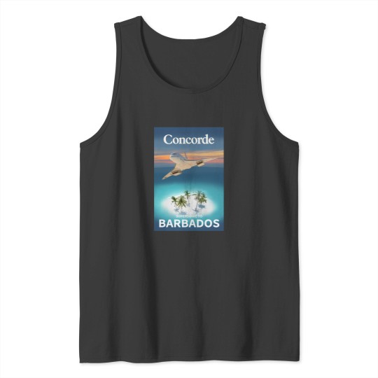 Discover Concorde - fly Supersonic to Barbados Tank Tops