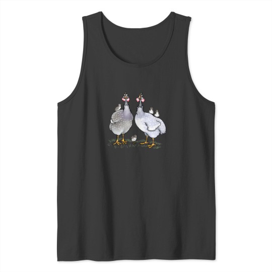 Discover Guinea fowl Family Tank Tops